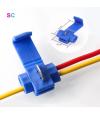 10PCS/20PCS Wire Connector Scotch Lock Snap AWG22-10 Without Breaking Cable Insulated Crimp Quick Splice Electrical Terminals