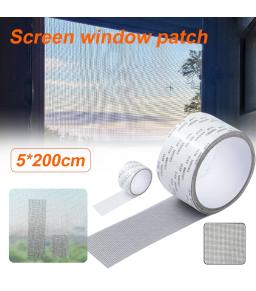 5*200cm Screen Repair Tape 3 Layer Strong Adhesive Mosquito Window Net Repair Patch Fiberglass Covering Tape for Tears Holes