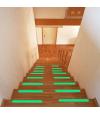 12Pcs Night Glow Removable High Strength Safety Sticker For Stairs Floors Anti Slip Strips Transparent Shower Stickers Non-fall