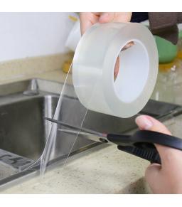 Kitchen Sink Waterproof Mildew Nano Magic tape Transparent Tape Bathroom Toilet Crevice Strip Self-adhesive Pool Water Seal