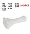 Self-locking plastic nylon cable tie 100 pieces white 5x300 cable tie fastening ring 3x200 industrial cable tie cable tie set