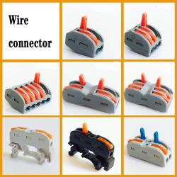 wire connector mini fast power connection Universal Connector plug in wire terminal block electrical push in cable connector