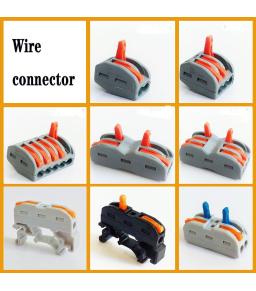 wire connector mini fast power connection Universal Connector plug in wire terminal block electrical push in cable connector