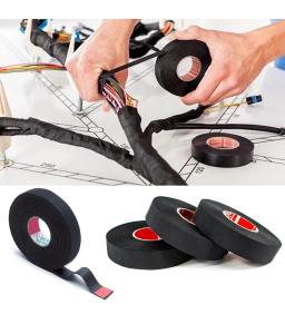 15 Meter Heat-resistant Flame Retardant Tape Coroplast Adhesive Cloth Tape For Car Cable Harness Wiring Loom Protection