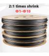 2:1 Black 1 2 3 5 6 8 10mm Diameter Heat Shrink Heatshrink Tubing Tube Sleeving Wrap Wire Sell DIY Connector Repair