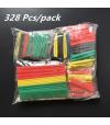 328PCS Polyolefin Insulation Heat Shrink Tubing Tube Sleeve Wrap Wire Assortment Shrinkable Tube Wrap Wire Cable Sleeves Set Hot