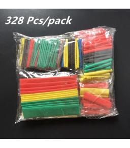 328PCS Polyolefin Insulation Heat Shrink Tubing Tube Sleeve Wrap Wire Assortment Shrinkable Tube Wrap Wire Cable Sleeves Set Hot