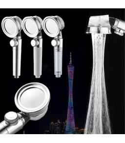 Pressurized Shower Head High Pressure Shower Head 360 Rotated Water Saving Hand Spray Luxury Bathroom Purified Water Skin Care